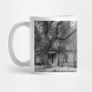 Shadows and Tall Trees - Black And White Mug